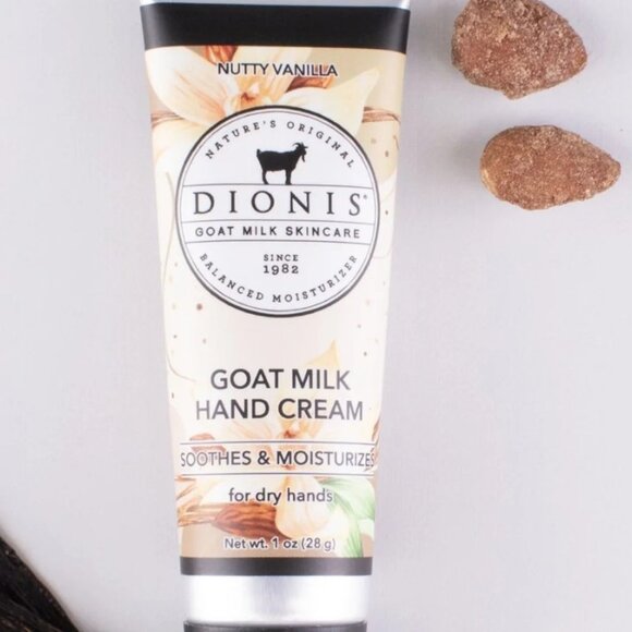SEALED Dionis Nutty Vanilla Goat Milk Hand Cream - 1oz - Picture 3 of 6